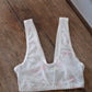 organic cotton lace bralette & hipster set - june roses